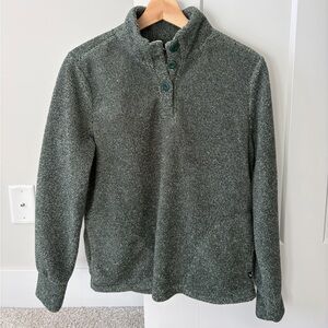 Eddie Bauer Green Pullover Fleece